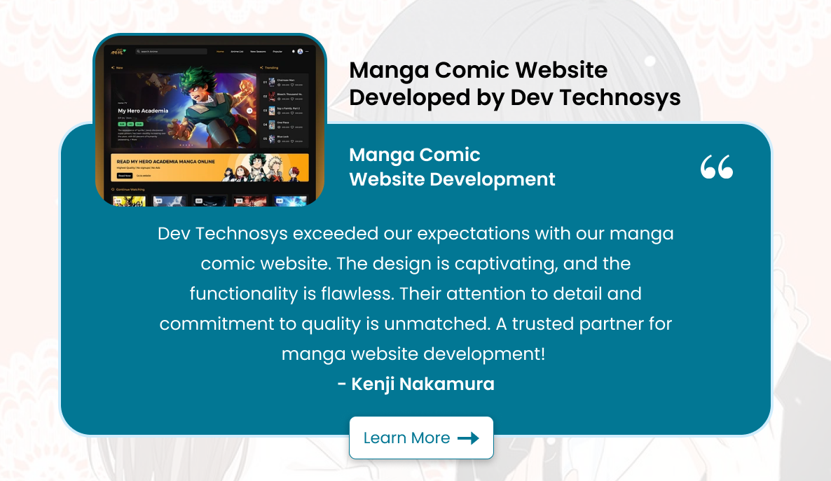 Testimonial 1 Develop an App Like MangaToon