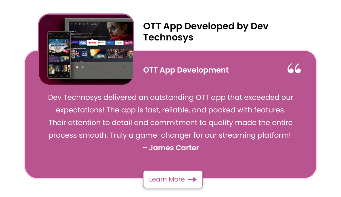 Testimonial 1 develop an app like reelshort