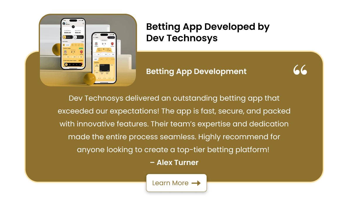 Testimonial 1xBet app development