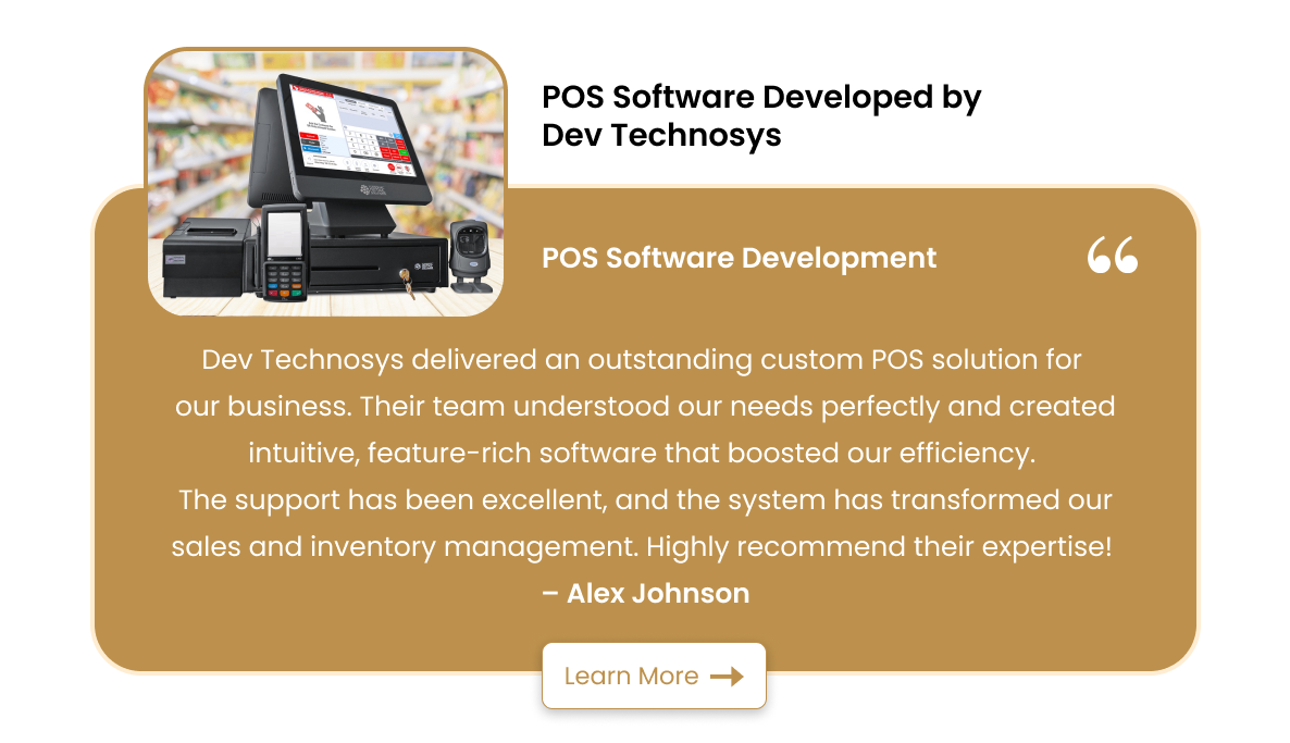 Testimonial POS software development