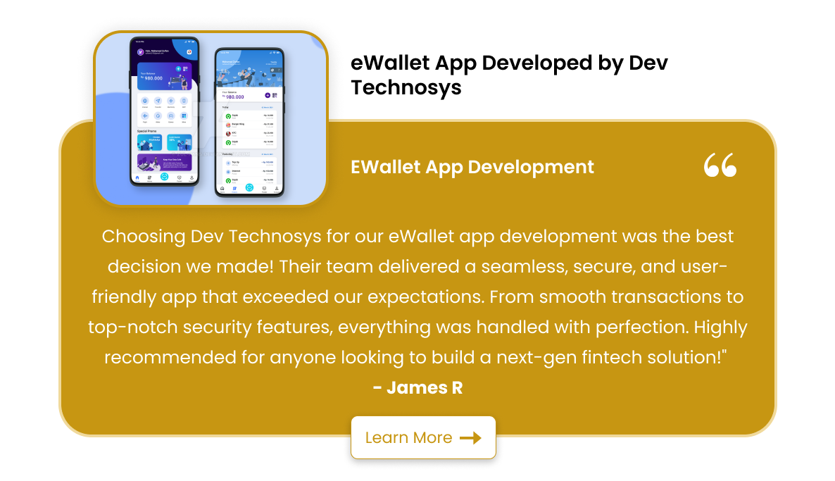 Testimonial eWallet app development