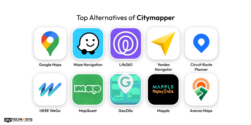 Top Alternatives of Citymapper