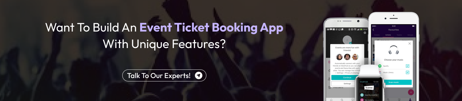 Want To Build An Event Ticket Booking App