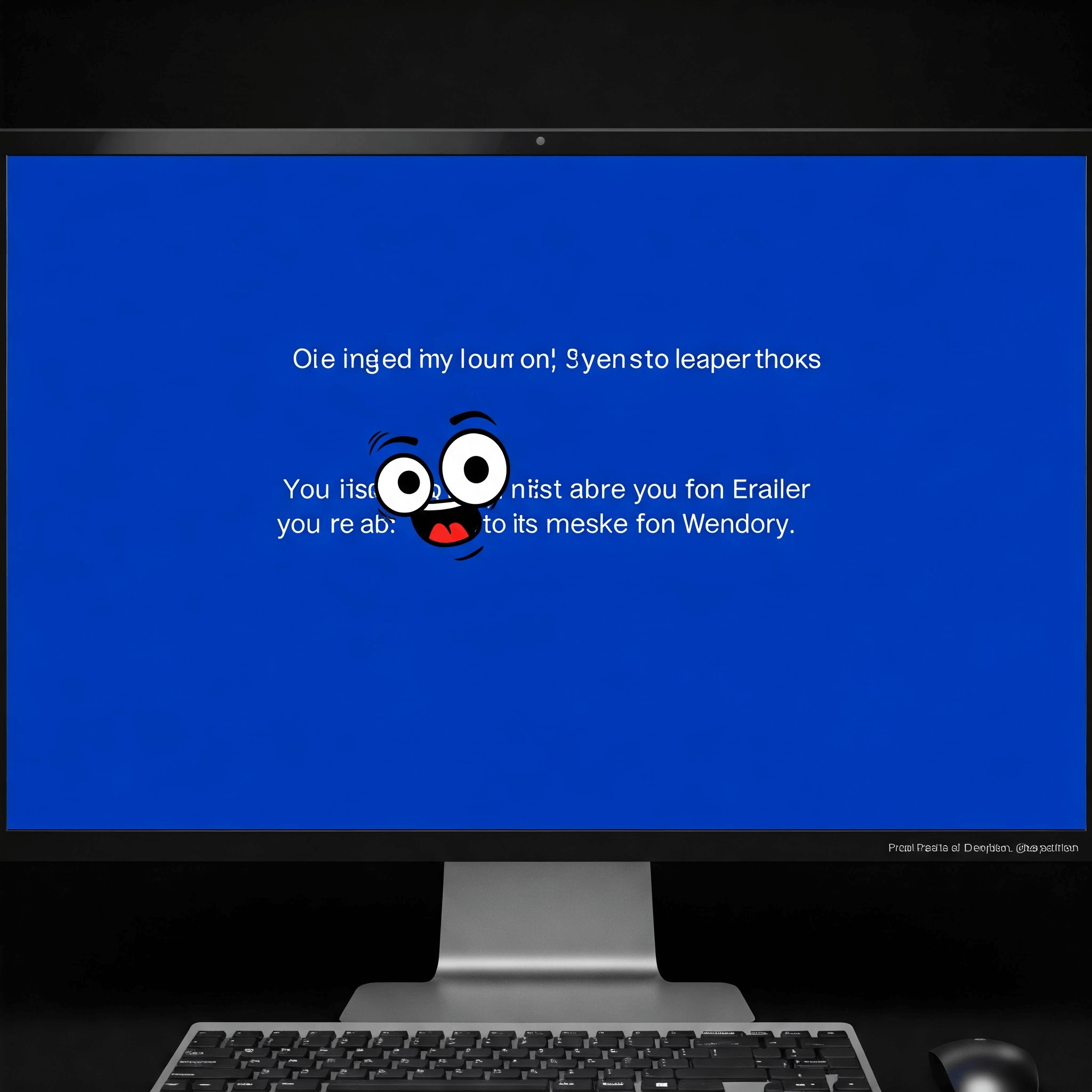 Blue Screen of Death Generator