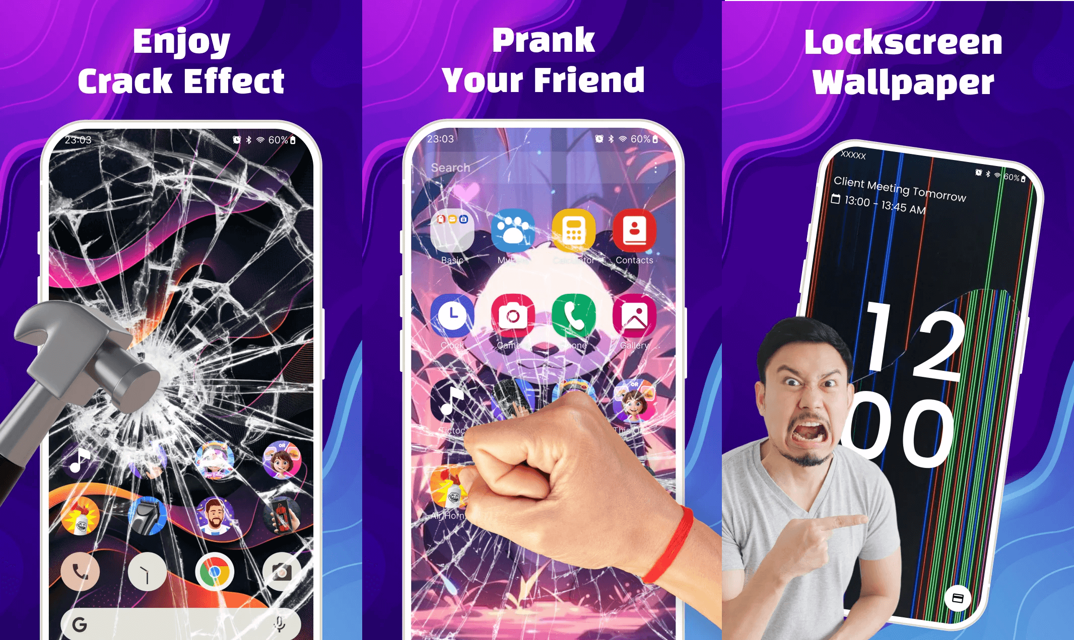 Broken Screen 4K Funny Pranks