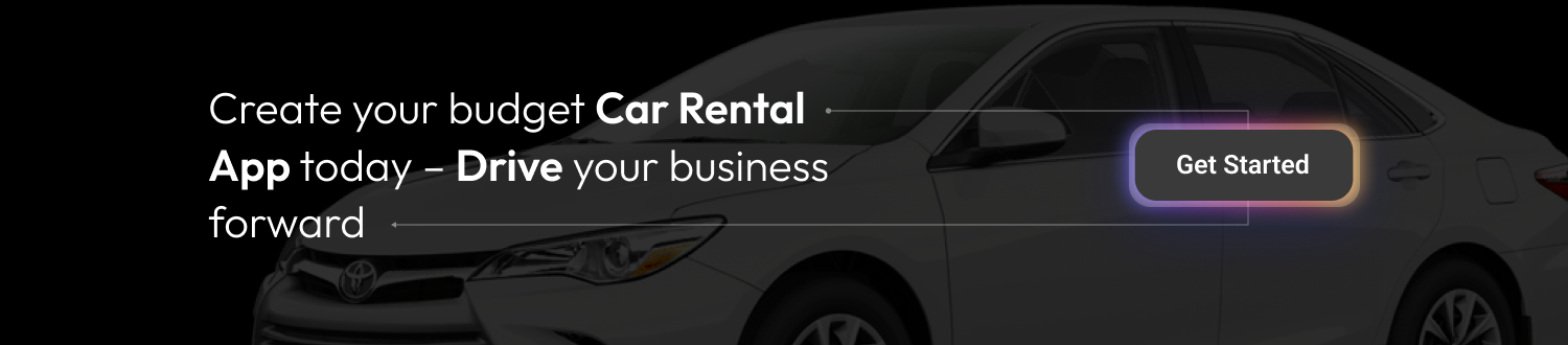 Build a Budget Car Rental App CTA