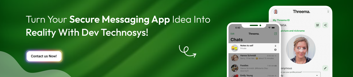 CTA Build An App Like Threema