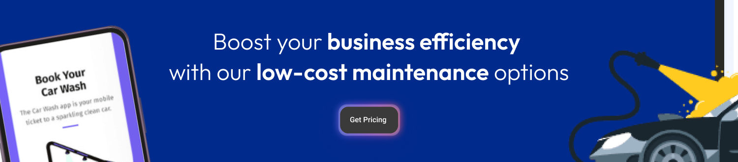 Car Wash App Maintenance Cost CTA
