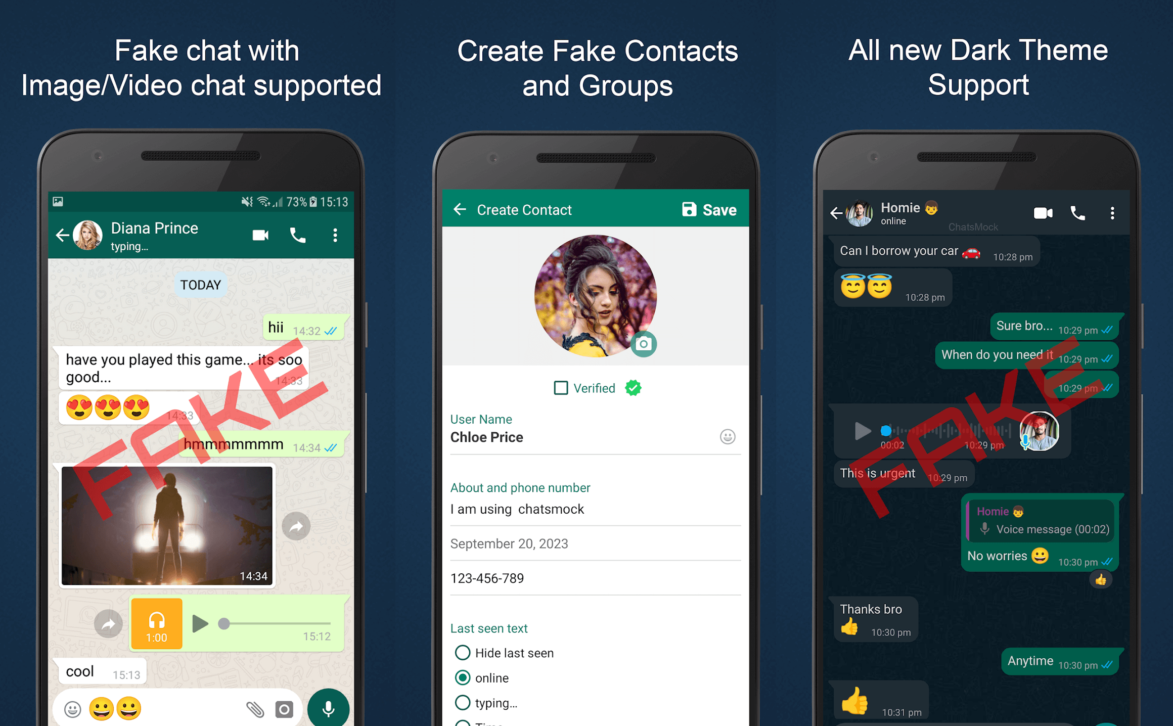 Fake Chat ChatsMock Text Prank