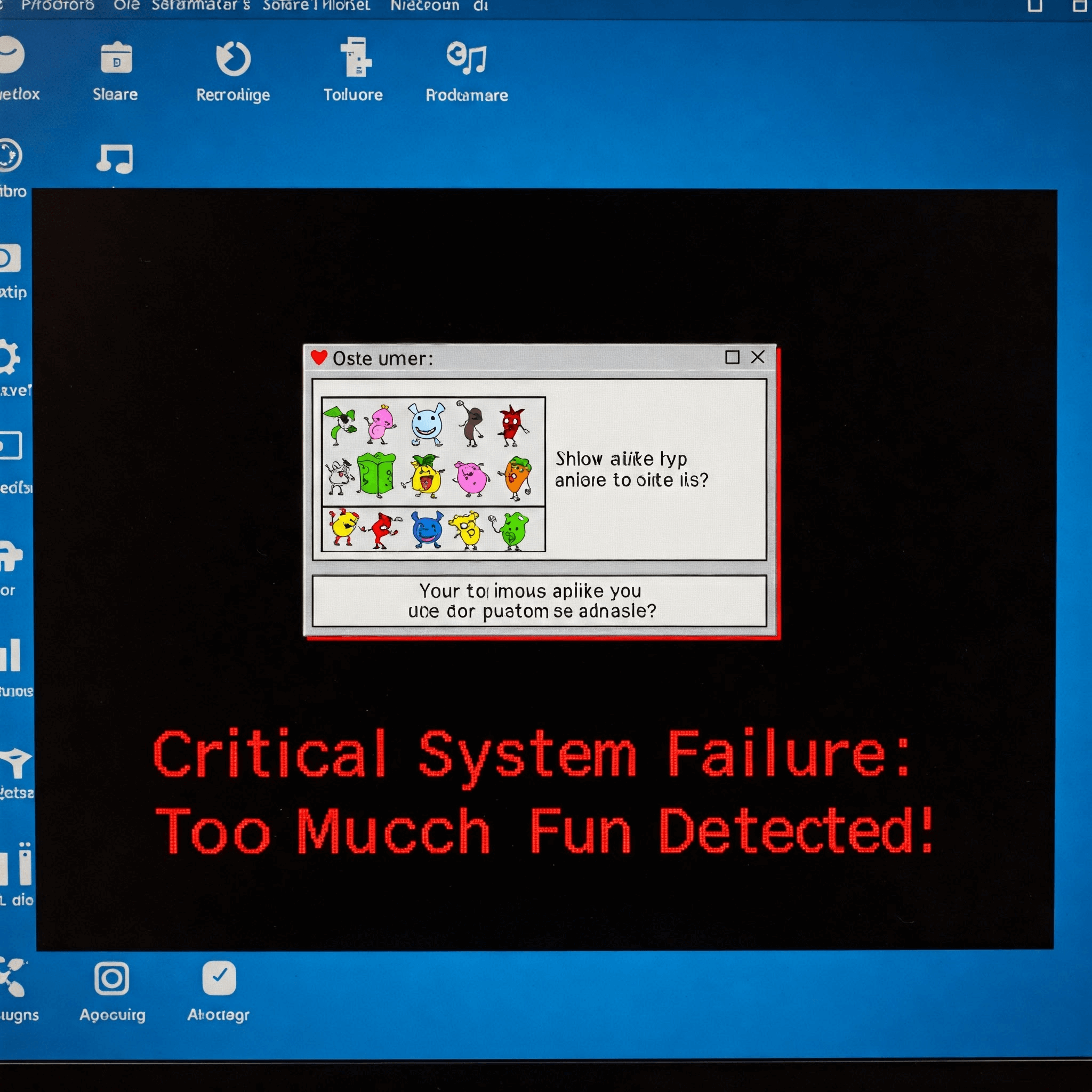 Fake Error Message