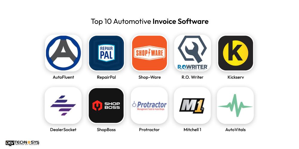Top 10 Automotive Invoice Software