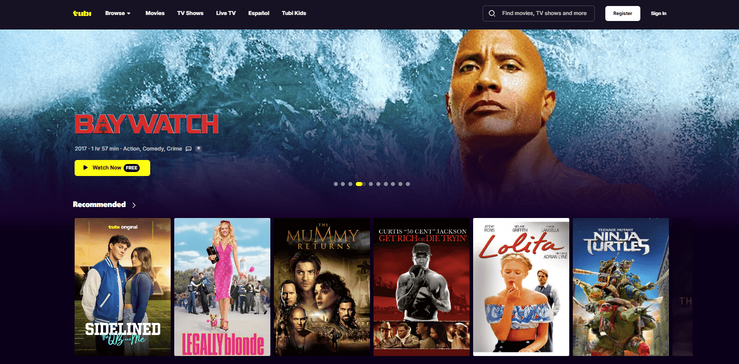 Top ibomma Alternatives Dev Technosys TubiTV