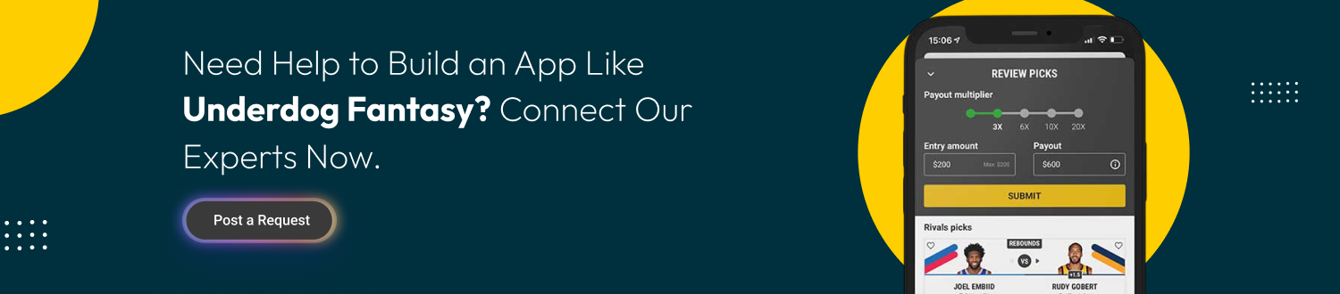 Build An App Like Underdog Fantasy CTA