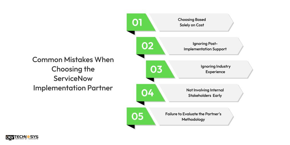 Common Mistakes When Choosing the ServiceNow Implementation Partner
