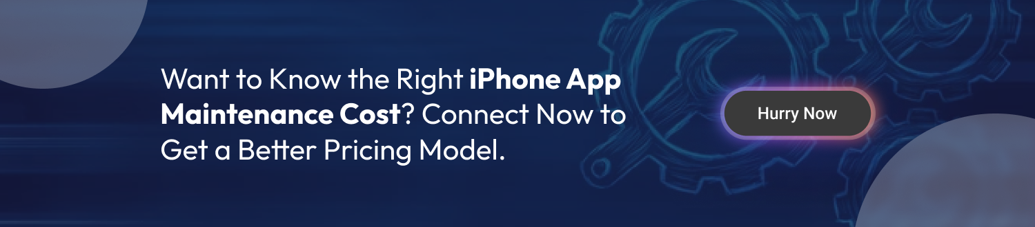 iPhone App Maintenance Cost cta1