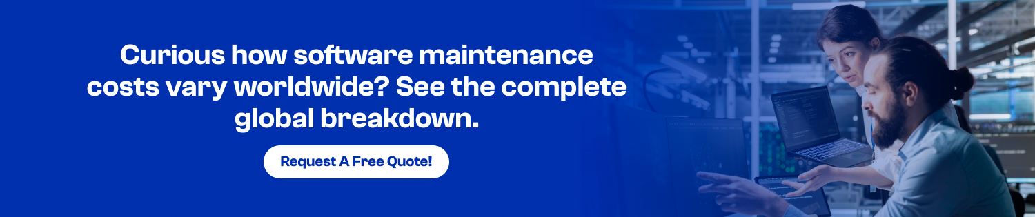 Software Maintenance Cost in Different Regions: Complete Global Breakdown Dev Technosys CTA 1 Software Maintenance Cost