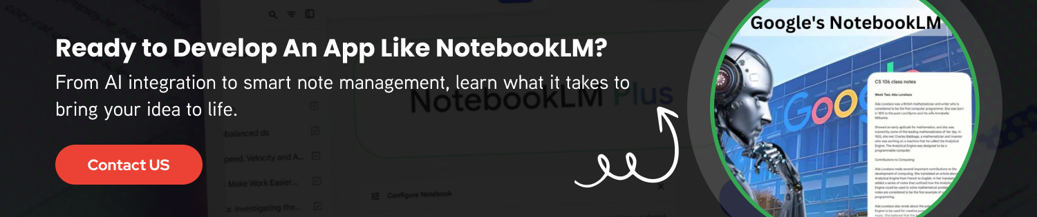 CTA Build An App Like NotebookLM