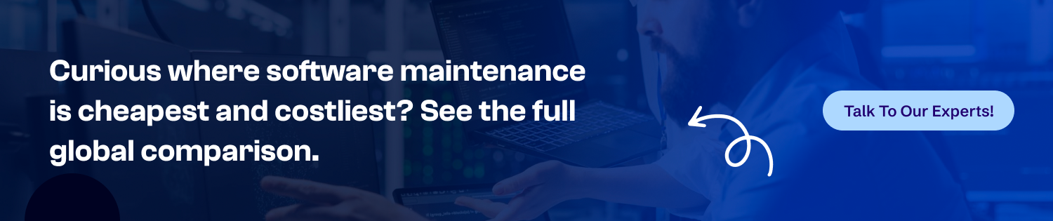 Software Maintenance Cost in Different Regions: Complete Global Breakdown Dev Technosys CTA Software Maintenance Cost