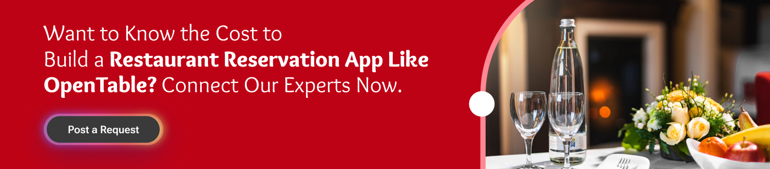 Know the Cost to Build a Restaurant Reservation App