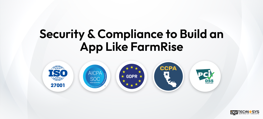 Security & Compliance to Build an App Like FarmRise
