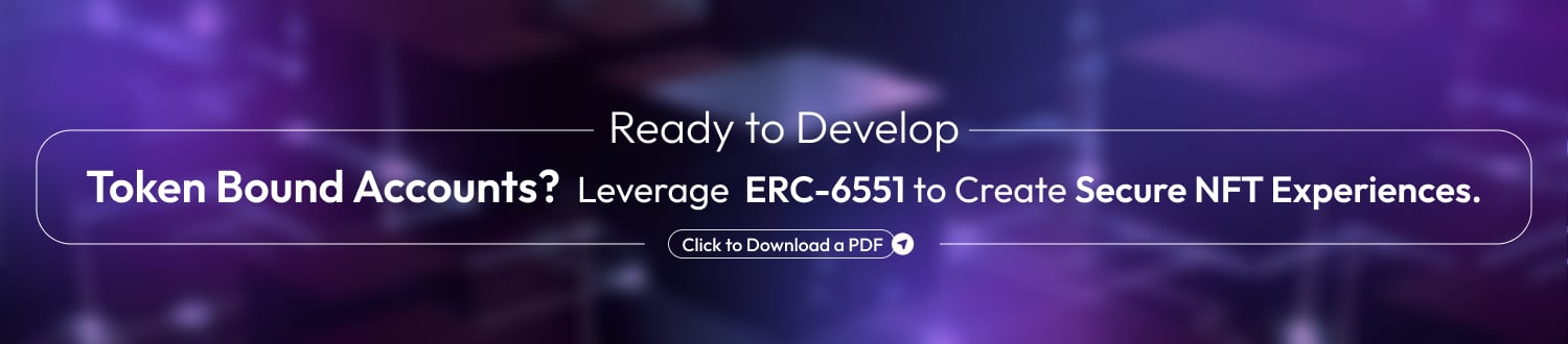 Develop Token Bound Account CTA