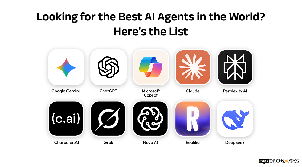 How to Build an AI Agent in 2026? Dev Technosys Looking for the Best AI Agents in the World Here’s the List
