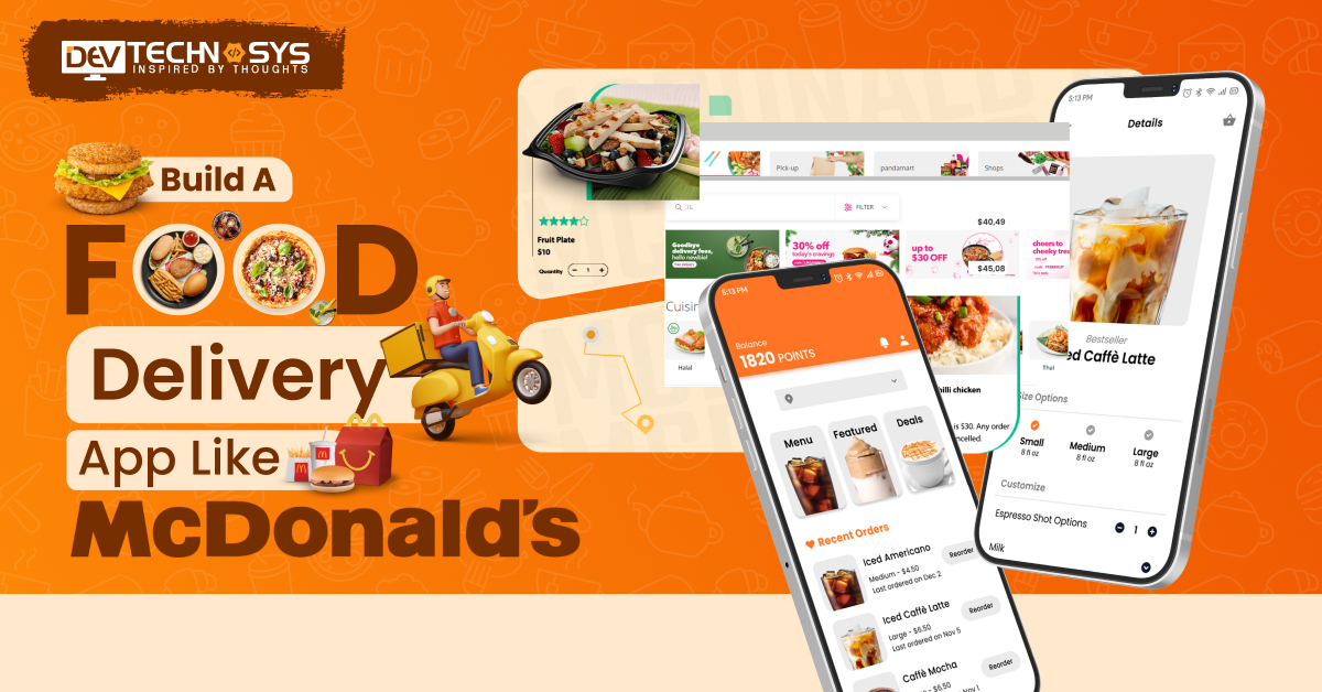 Build A Food Delivery App Like McDonald’s