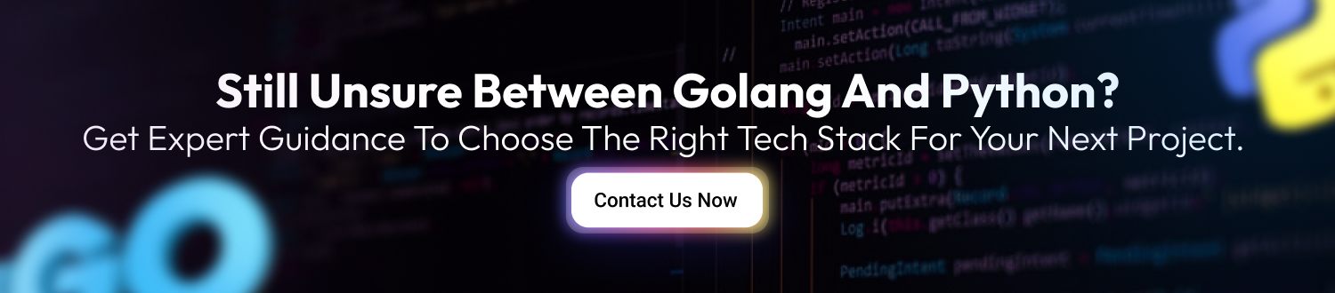 Golang vs Python cta