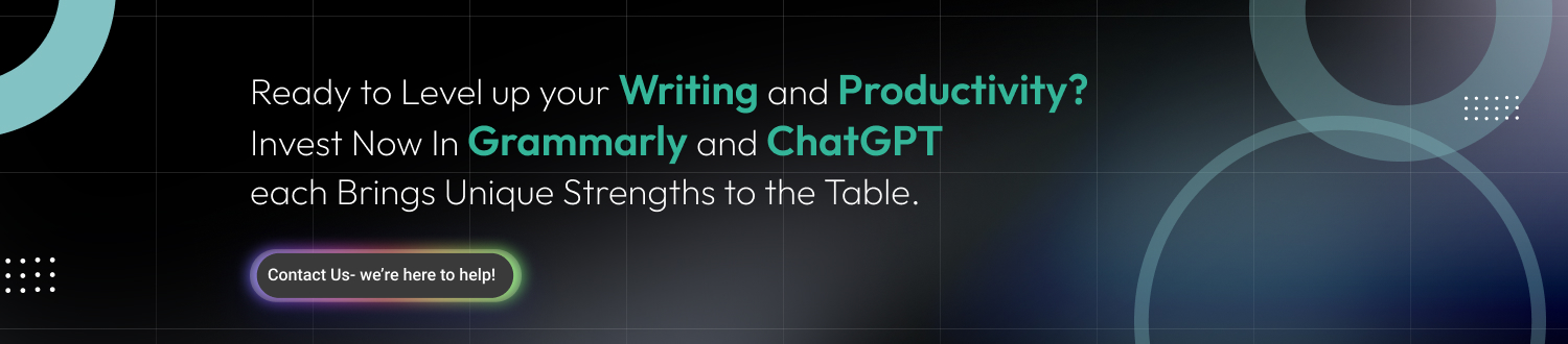 Grammarly vs. ChatGPT cta