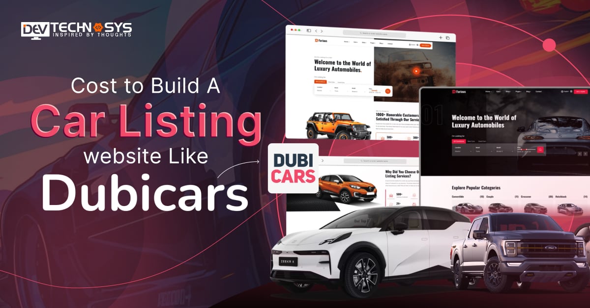 build A Car Listing website Like DubiCars