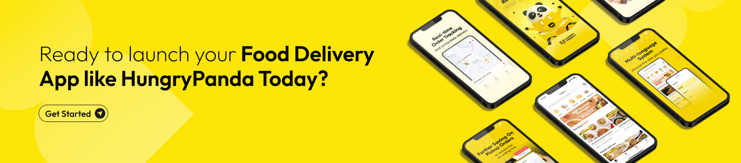launch your food delivery app like HungryPanda