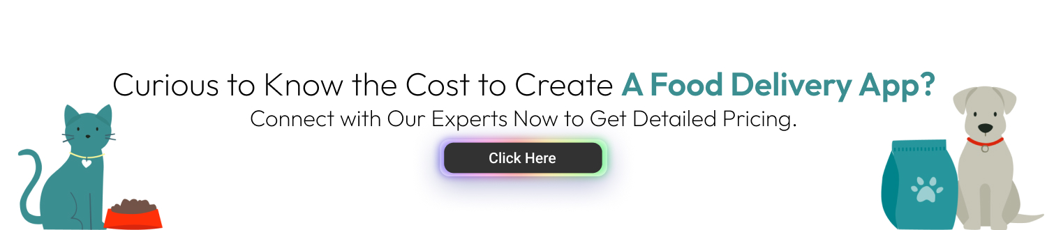 Know the Cost to Create A Food Delivery App