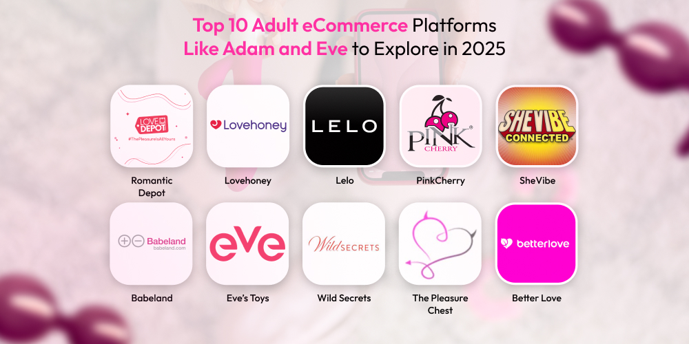 Top 10 Adult eCommerce Platforms Like Adam and Eve to Explore in 2025