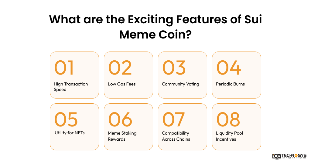 How to Develop a Sui Meme Coin: From Development to Launch Dev Technosys Exciting Features of Sui Meme Coin