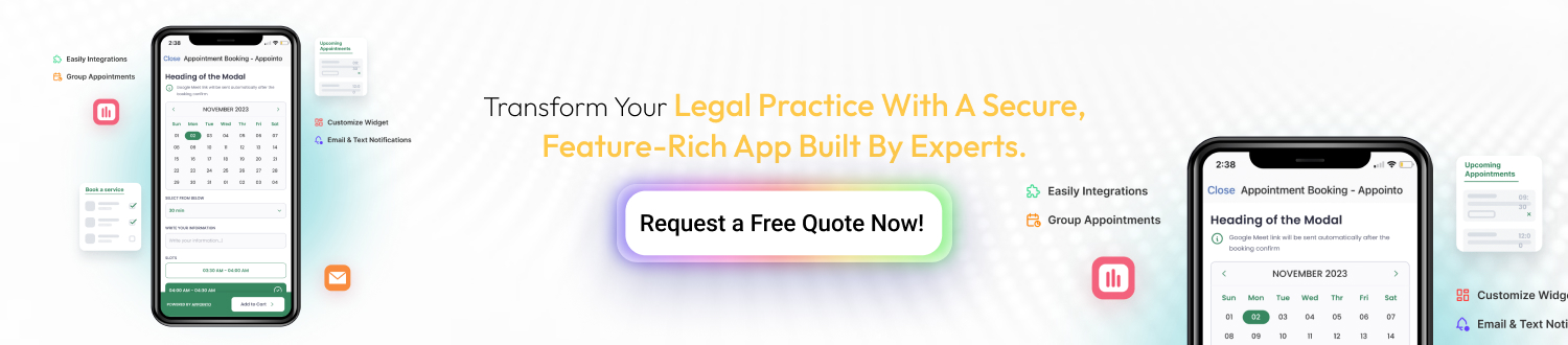 Build a Lawyer Consulting App CTA