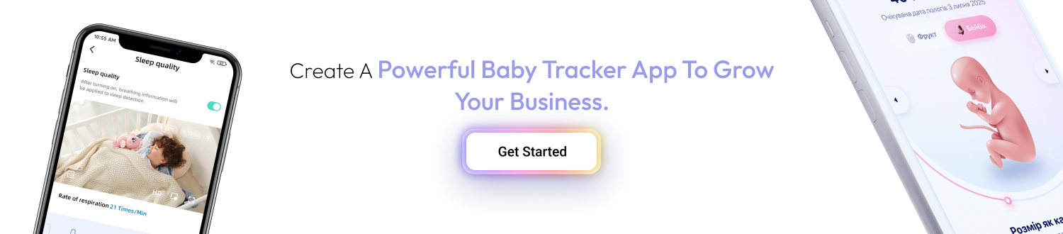 Create a powerful baby tracker app to grow your business.