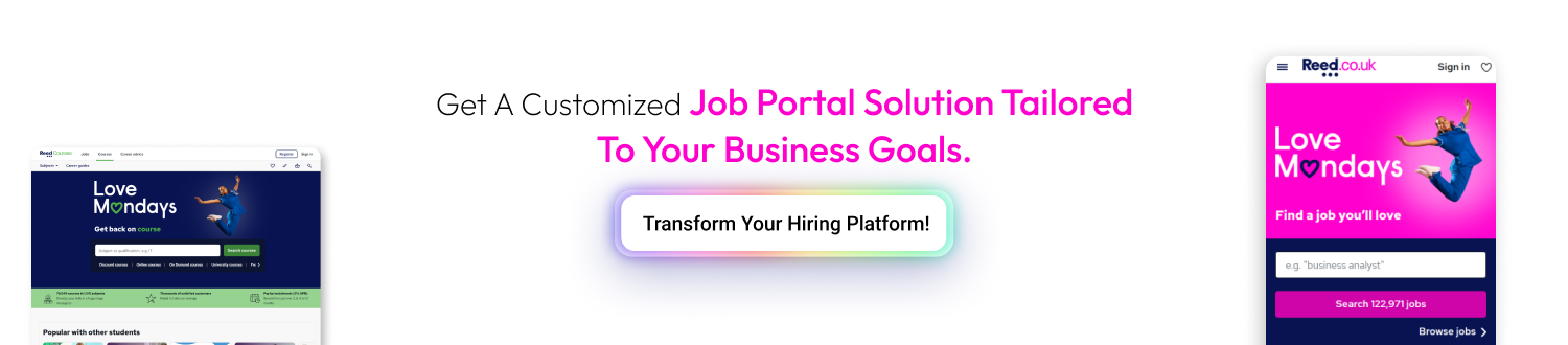 Get a customized job portal solution