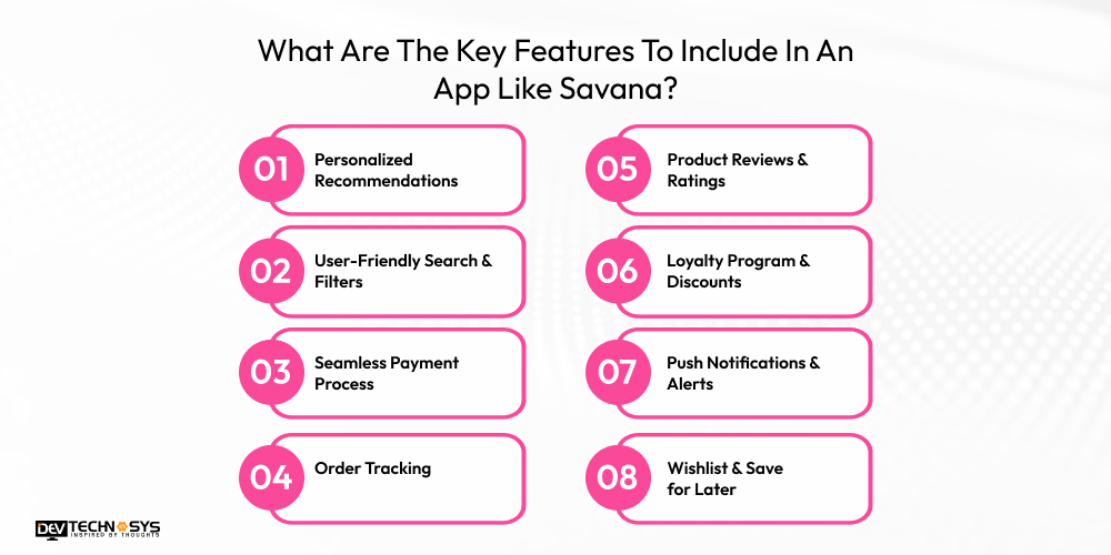 What Are The Key Features To Include In An App Like Savana