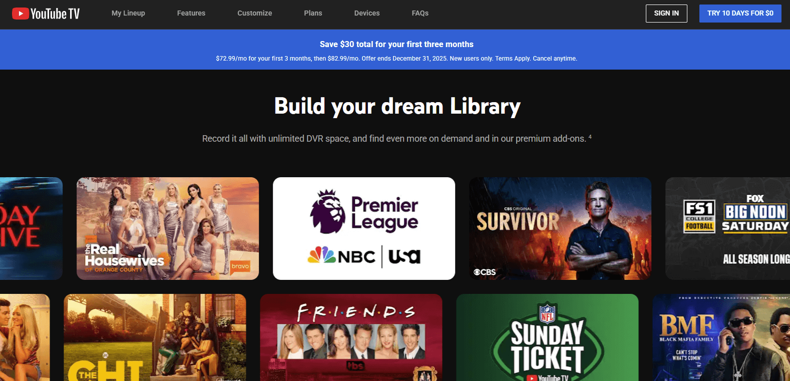 YouTube TV