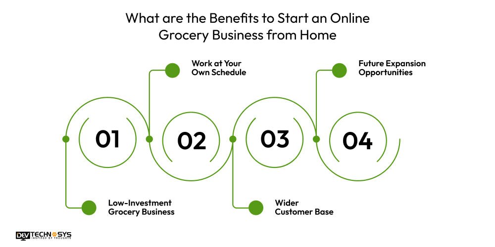 Benefits to Start an Online Grocery Business from Home