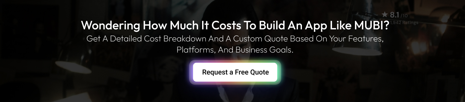 CTA Build An App Like Mubi