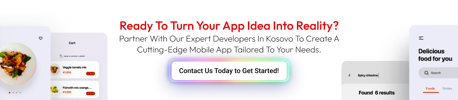 CTA Mobile App Development Cost In Kosovo