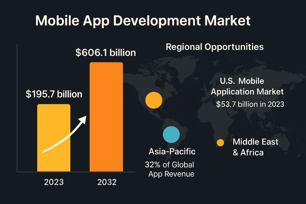 Overview of the global mobile app development market