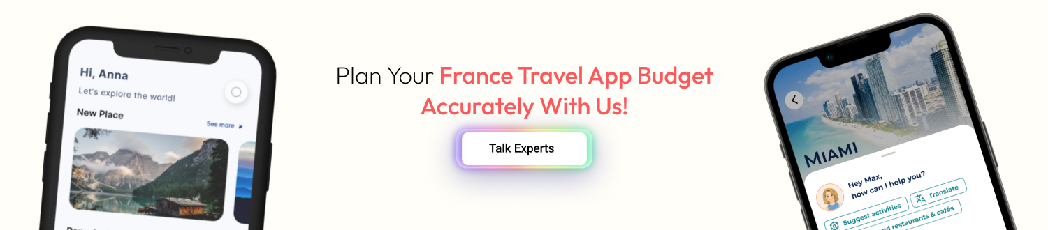 Travel App Development Cost in France cya1