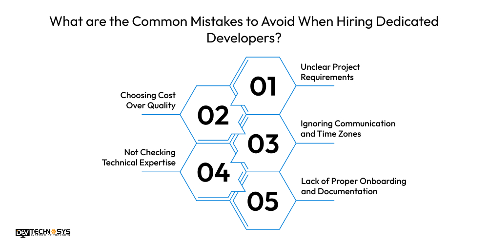 Hire Dedicated Developers on Monthly vs Hourly Model Dev Technosys What are the Common Mistakes to Avoid When Hiring Dedicated Developers