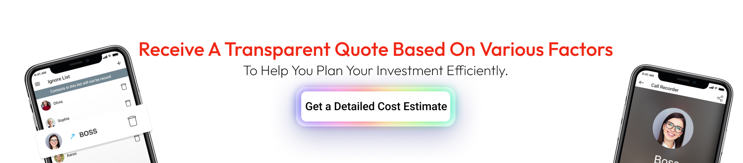 get a quote to build call recorder app