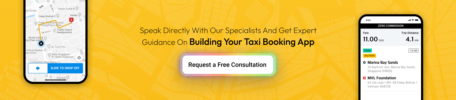 get expert guidance on taxi booking app development