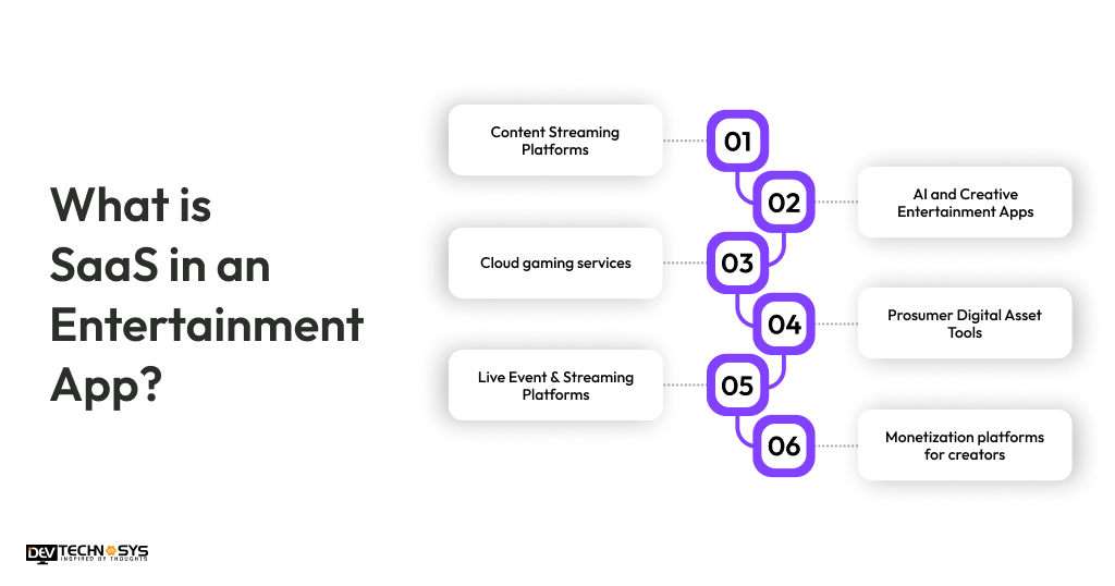  SaaS in an Entertainment App