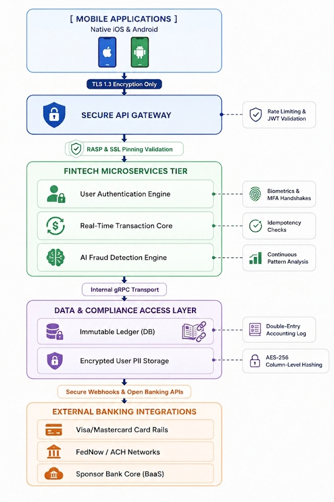 Banking System Design: The Multi-Tier Fintech Architecture