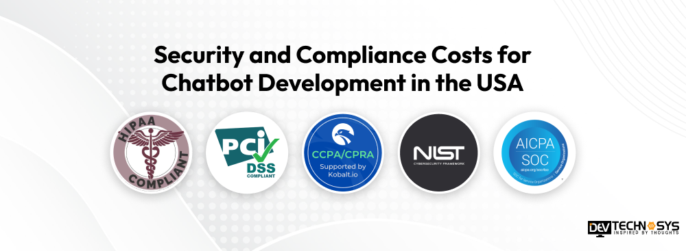 How Much Does It Cost To Build a Chatbot? Dev Technosys Security and Compliance Costs for Chatbot Development in the USA